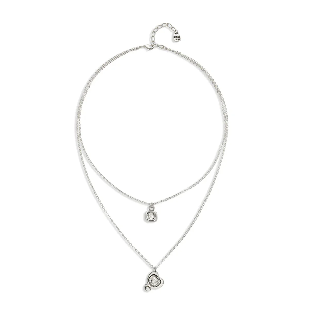 UNOde50 Ser Expresiva Women's Double Chain with Pendant in Metal Alloy