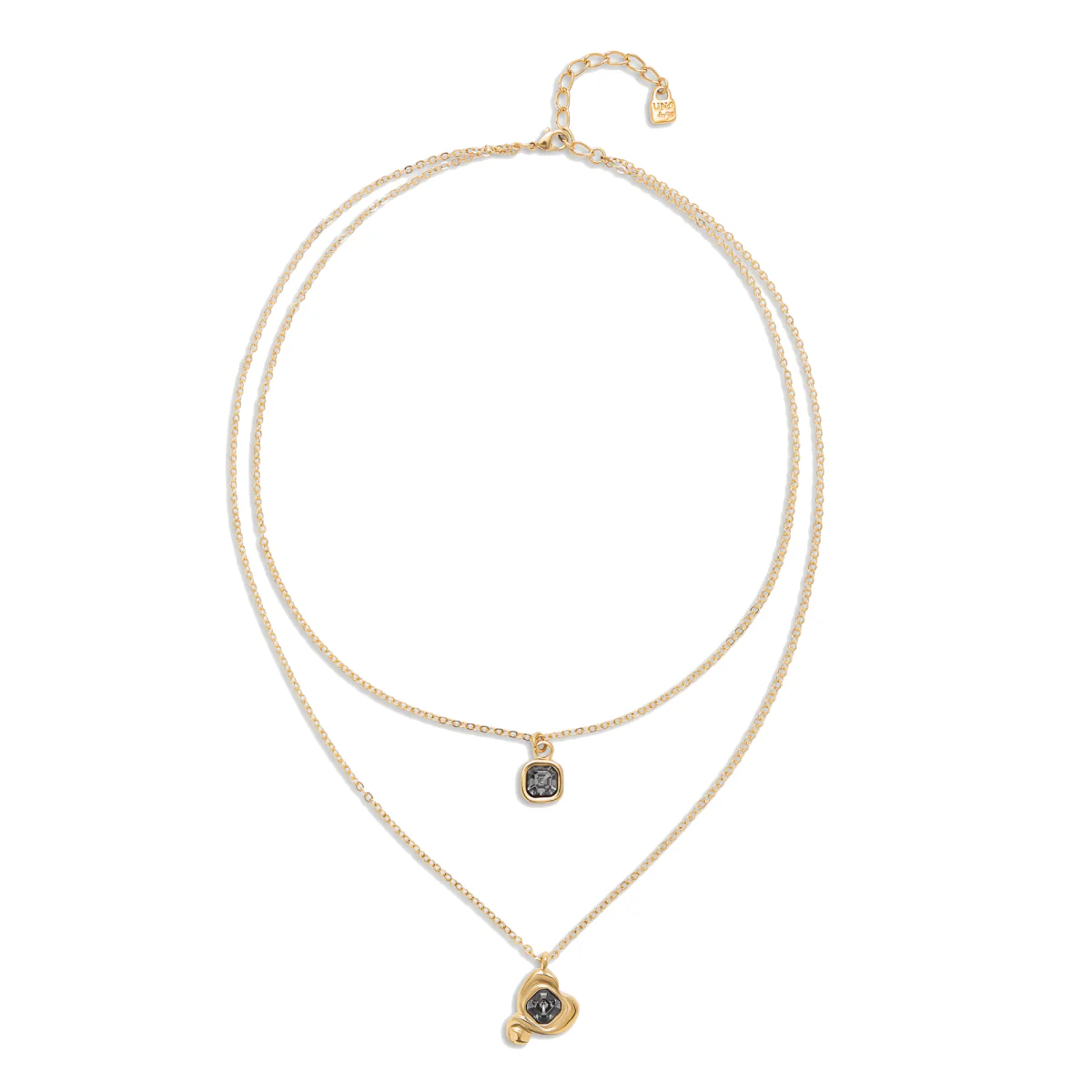 UNOde50 Ser Expresiva Women's Double Chain with Pendant in Metal Alloy - Image 3