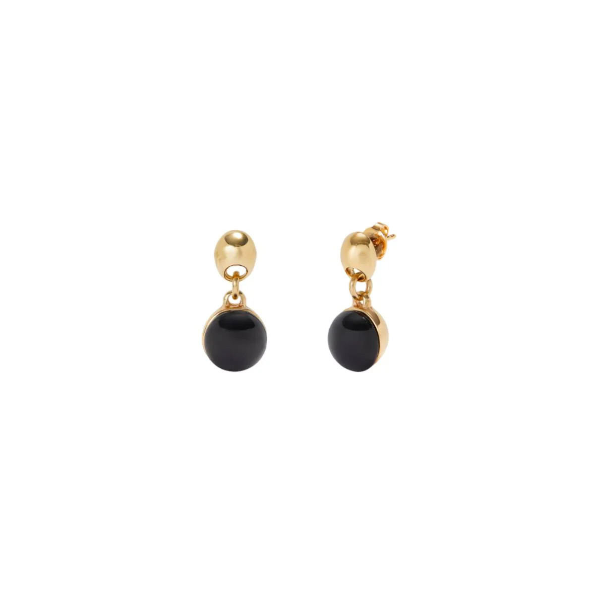 UNOde50 Ser Fascinante Women's Black Murano Glass Beads Drop Earrings in Metal Alloy - Image 4