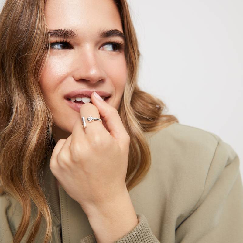 UNOde50 Ser indomable Women's White Topaz Ring in Metal - Image 6