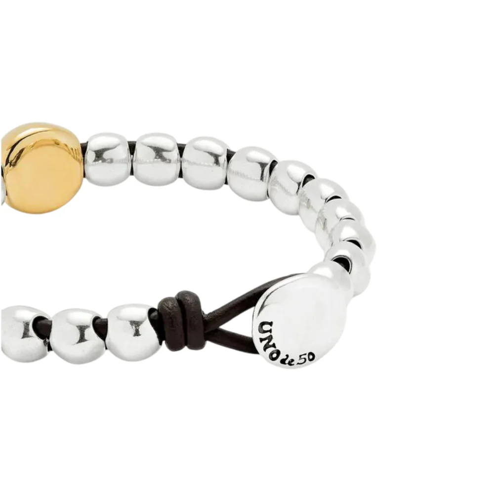 UNOde50 Ser Intrepida Women's Beads Bracelet in Sterling Silver-Plating over Metal - Image 4