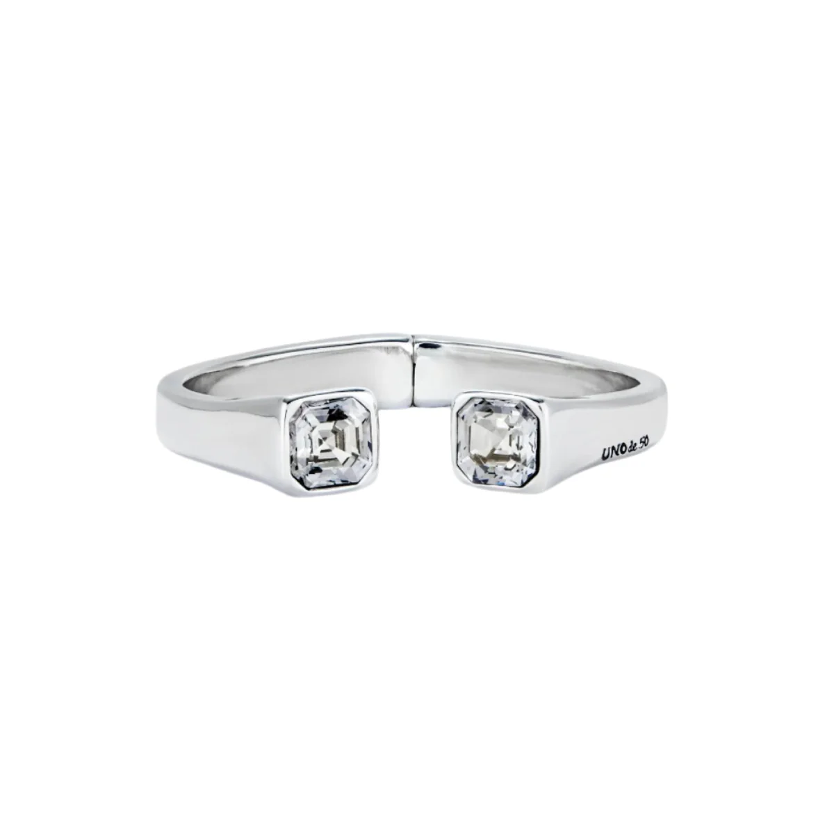 UNOde50 Ser Sin Complejos Women's Medium Crystal Cuff Bracelet in Metal