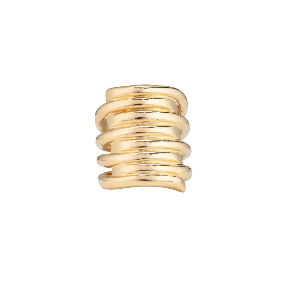 UNOde50 Tornado Women's Stacking Effect Ring in Metal - Image 3