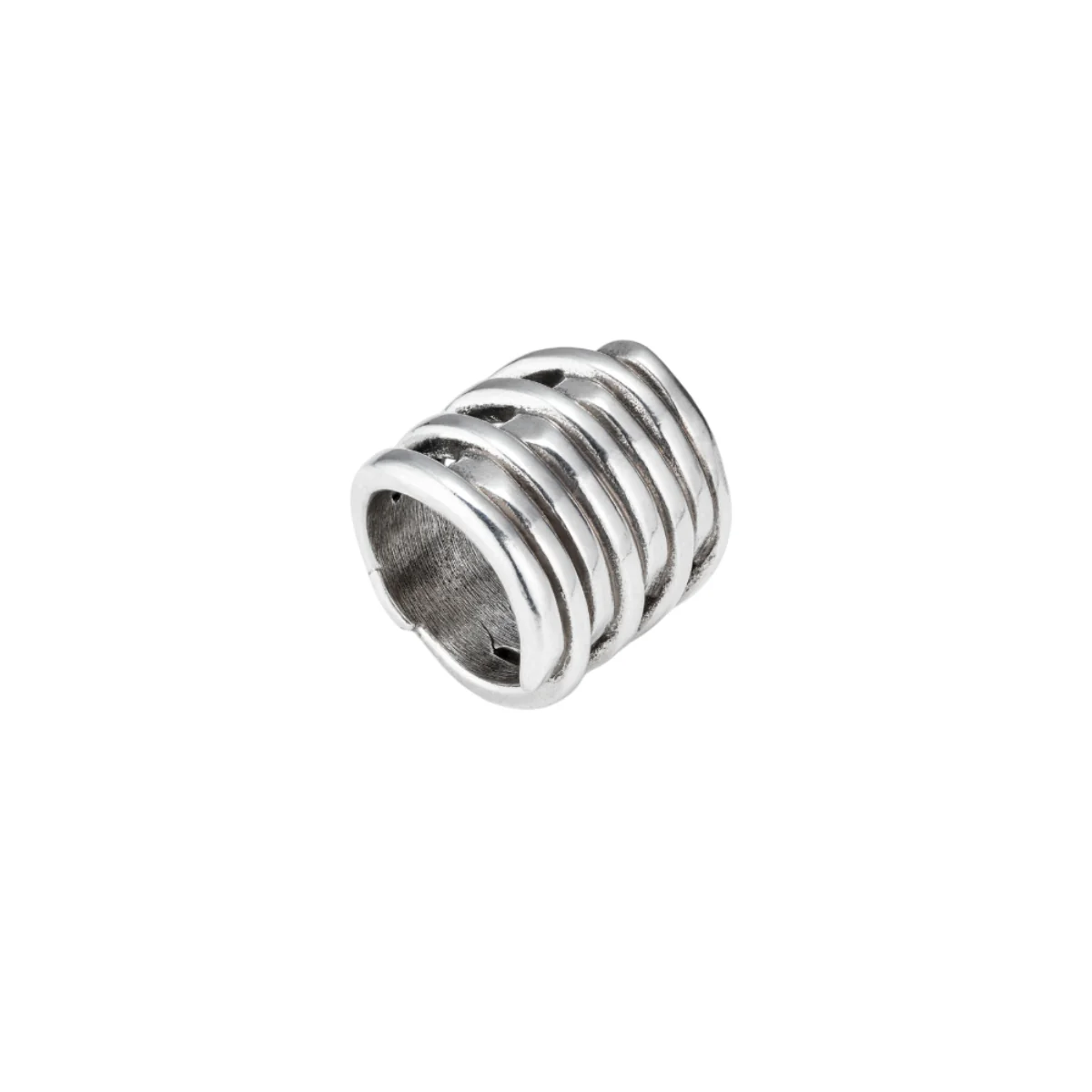 UNOde50 Tornado Women's Stacking Effect Ring in Metal - Image 6