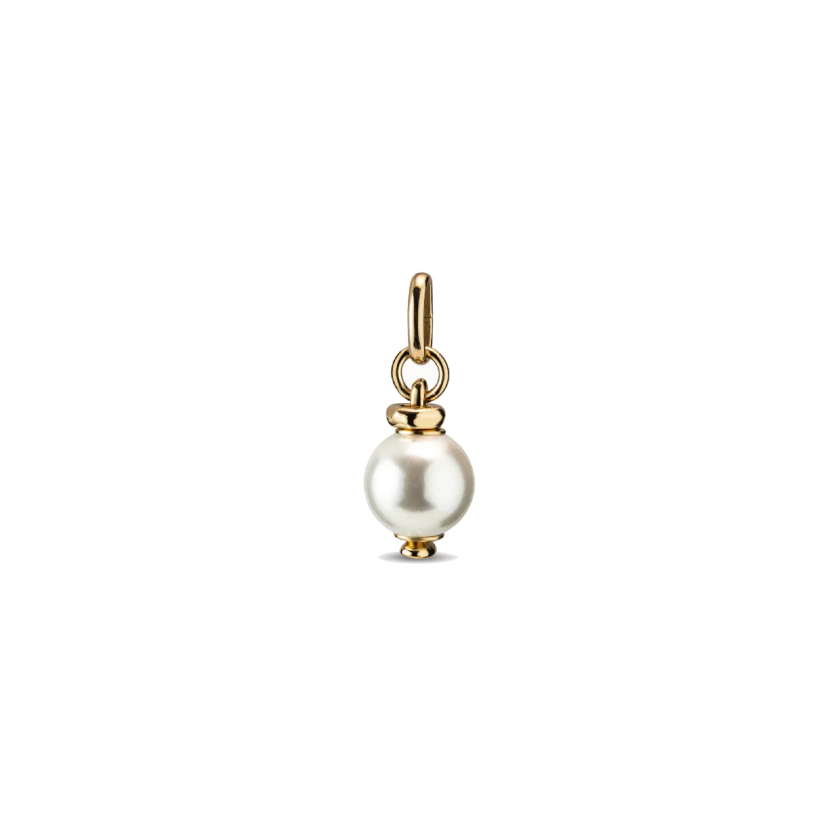 UNOde50 Unisex Moon White Pearl Shell Charm in Metal - Image 2