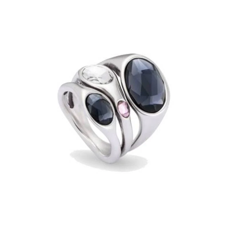 UNOde50 Vital Women's Faceted Crystal Ring in Metal - Image 11