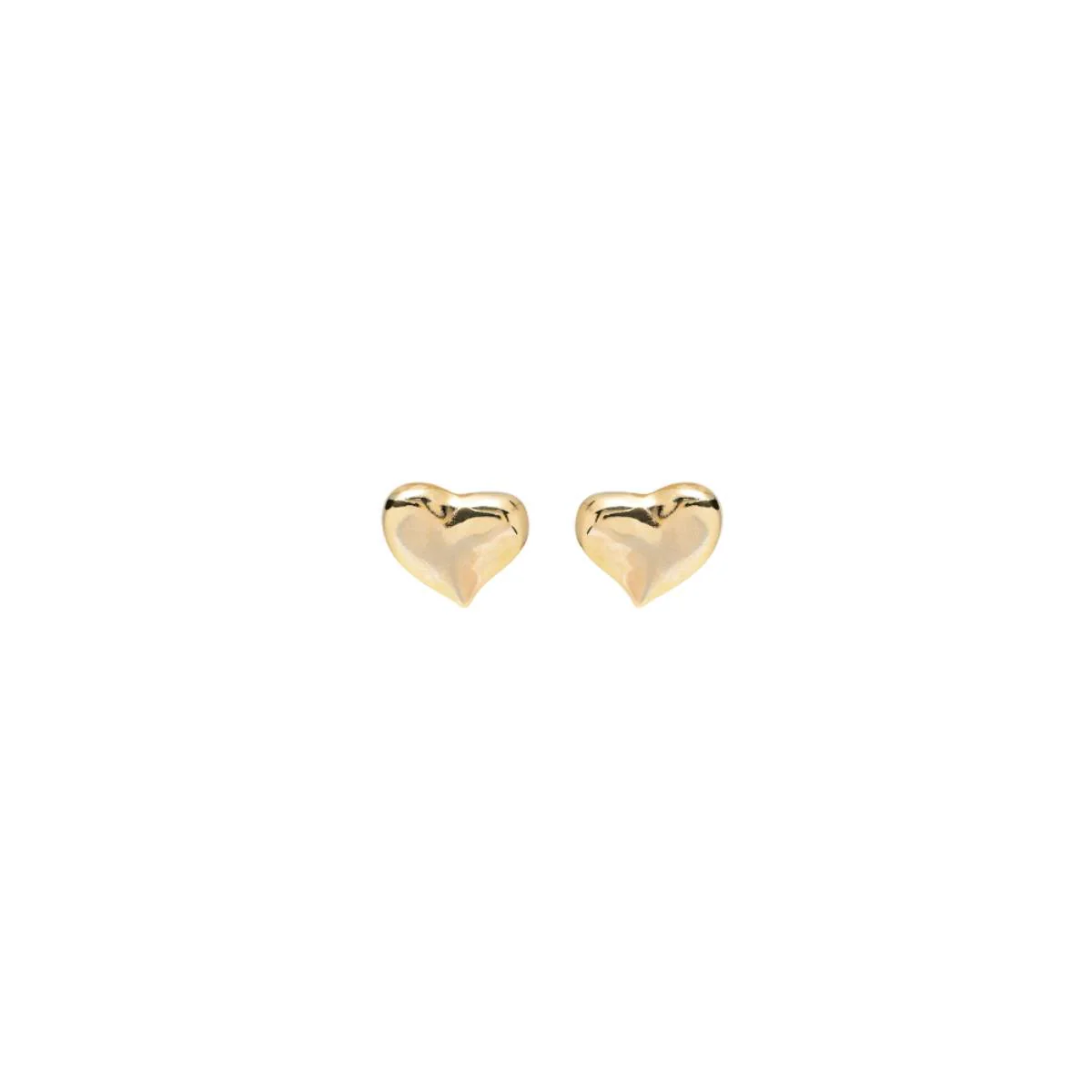 UNOde50 Women's Heart Shaped Stud Earrings in Metal - Image 4