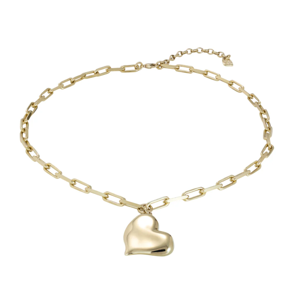 UNOde50 Women's Short Link Heartbeat Necklace in Metal - Image 4
