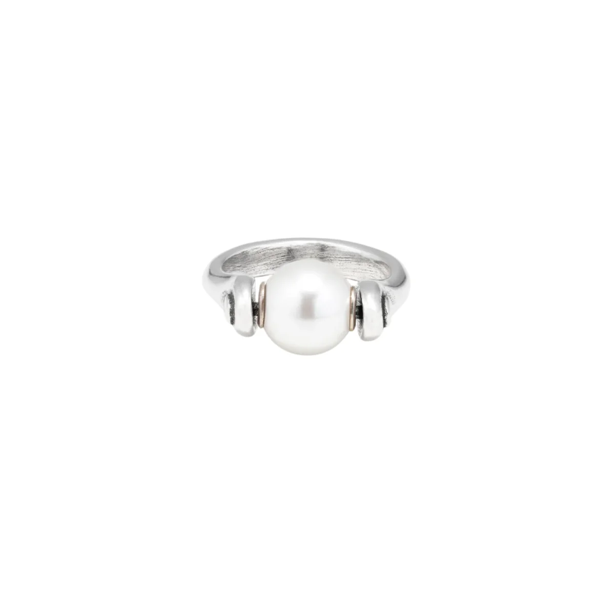 UNOde50 Women's White Pearl Shell Ring in Sterling Silver-Plating over Metal - Image 2
