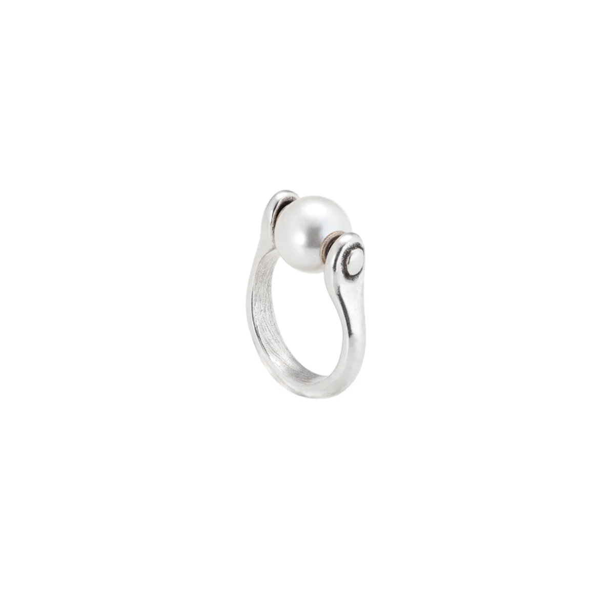 UNOde50 Women's White Pearl Shell Ring in Sterling Silver-Plating over Metal - Image 4