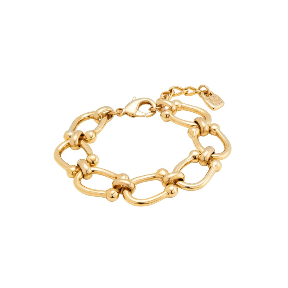 UNOde50 Youthful Unisex Medium Link Chain Bracelet in Metal - Image 4