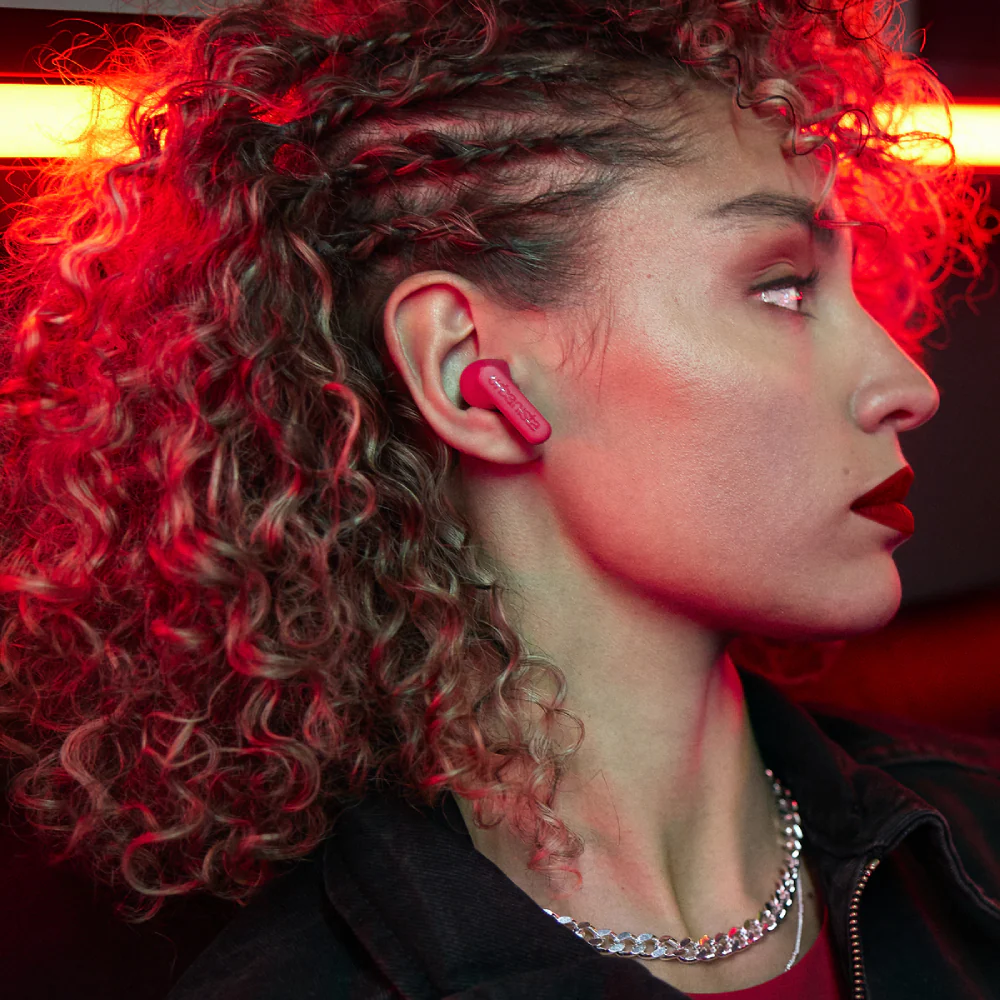 Urbanista 51593 Atlanta Noise-Canceling True Wireless Earbuds - Vibrant Red - Image 6
