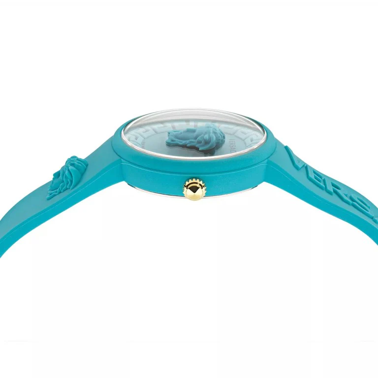 Versace Medusa Women's 39mm Quartz Silicone Strap Watch - Image 15