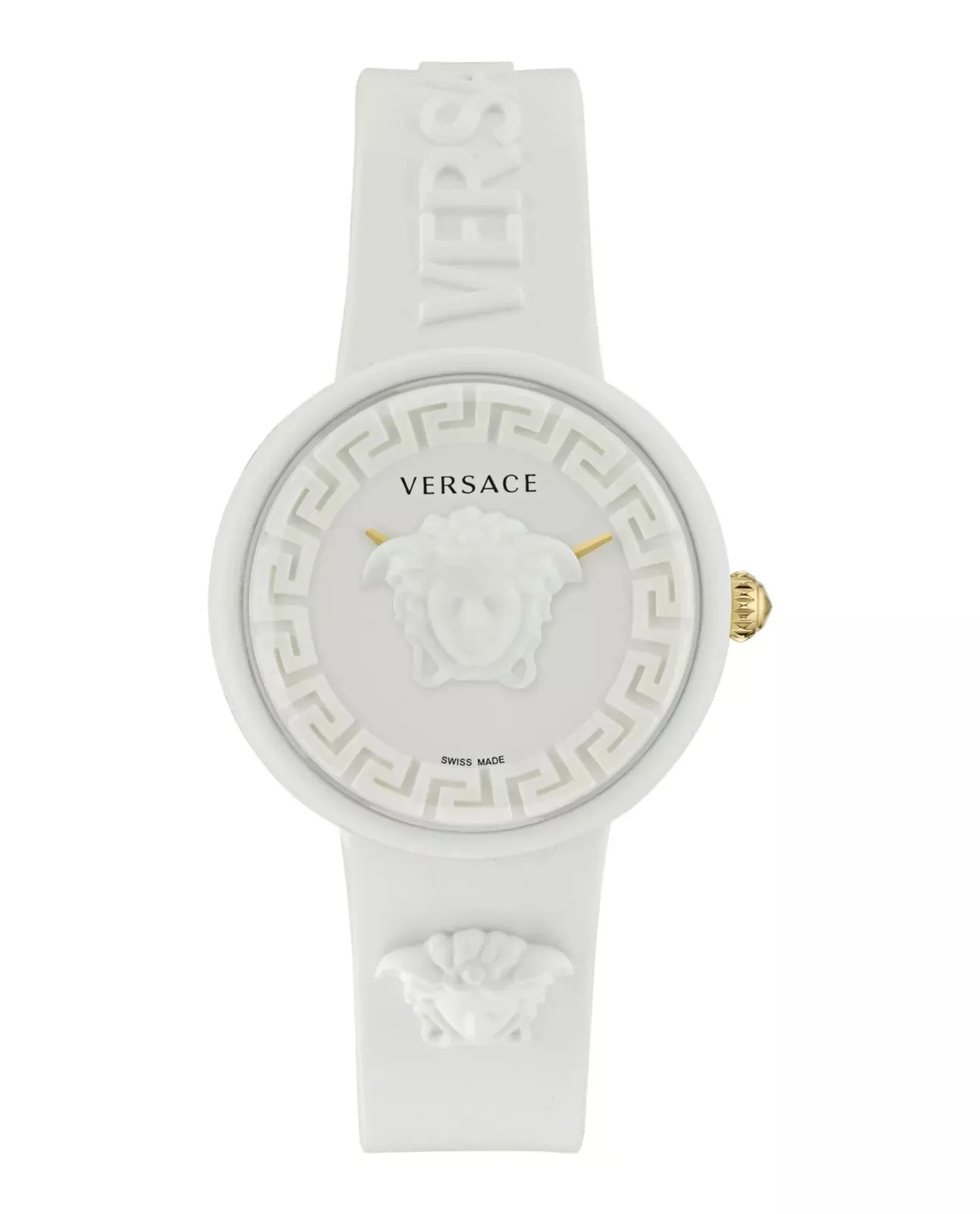 Versace Medusa Women's 39mm Quartz Silicone Strap Watch - Image 8