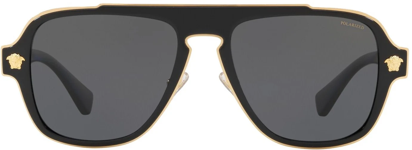 Versace Men's VE2199 Pilot Polarized Sunglasses - Image 2