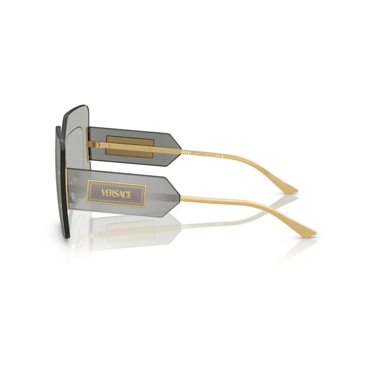 Versace VE2277 Women's Square Mirrored Sunglasses - Image 3