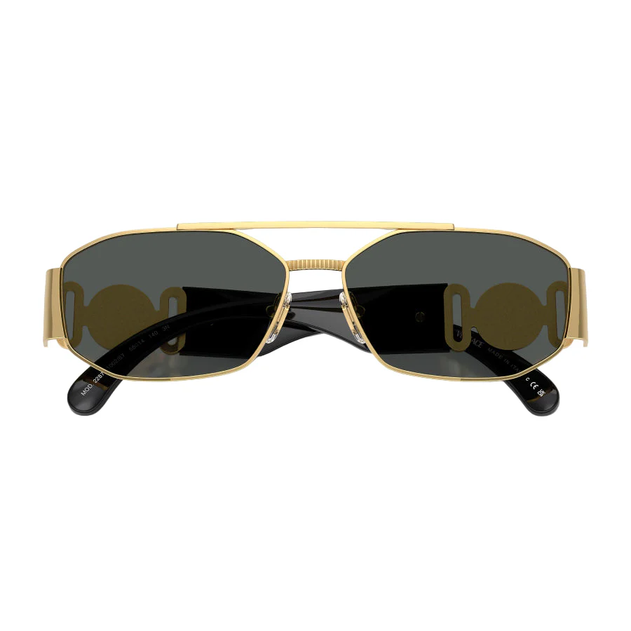 Versace VE2287 Men's Pilot Solid Color Sunglasses - Image 4