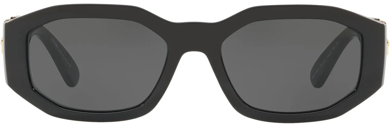Versace VE4361 Sunglasses- Black/Grey/Gold