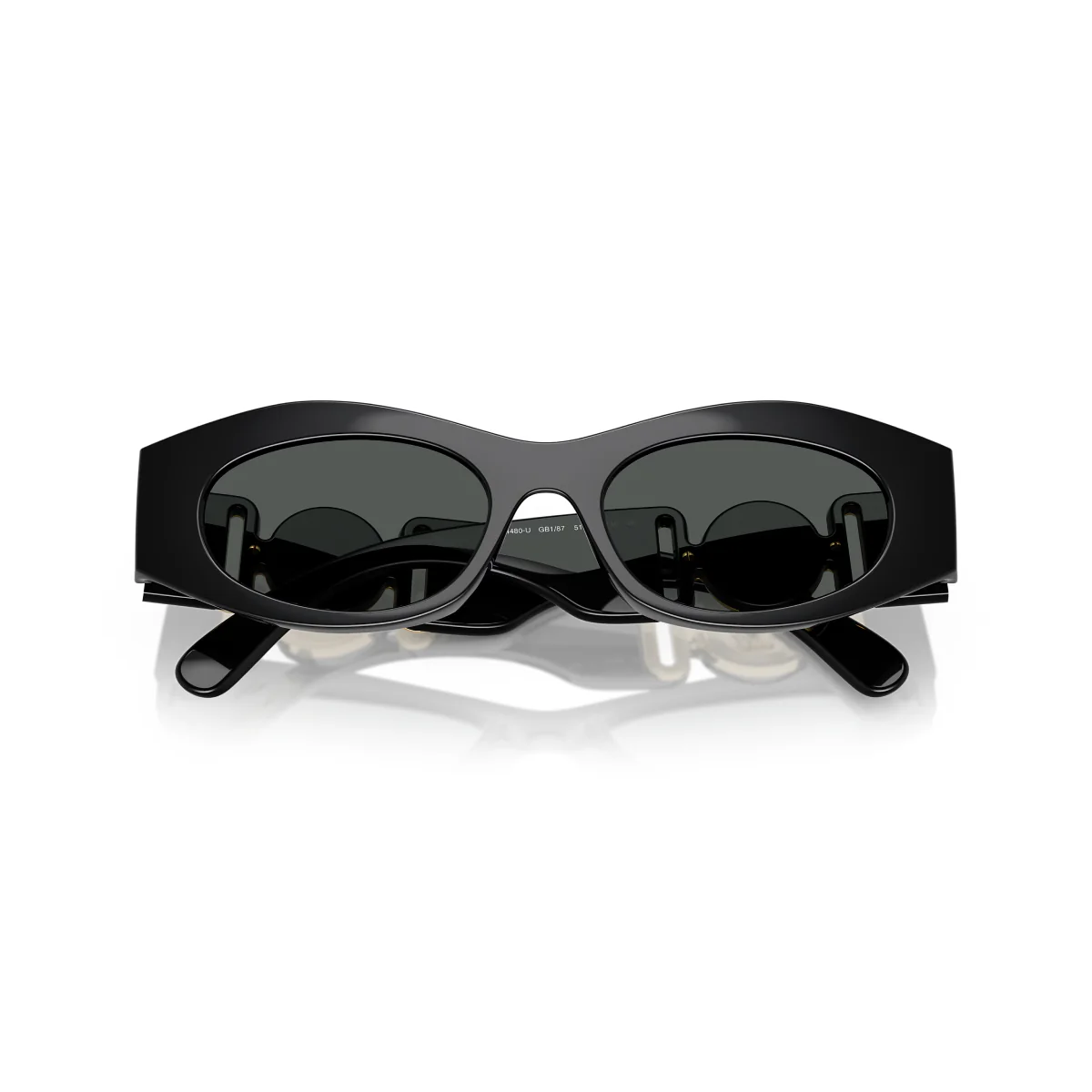 Versace VE4480U Women's Oval Solid Color Sunglasses - Image 4