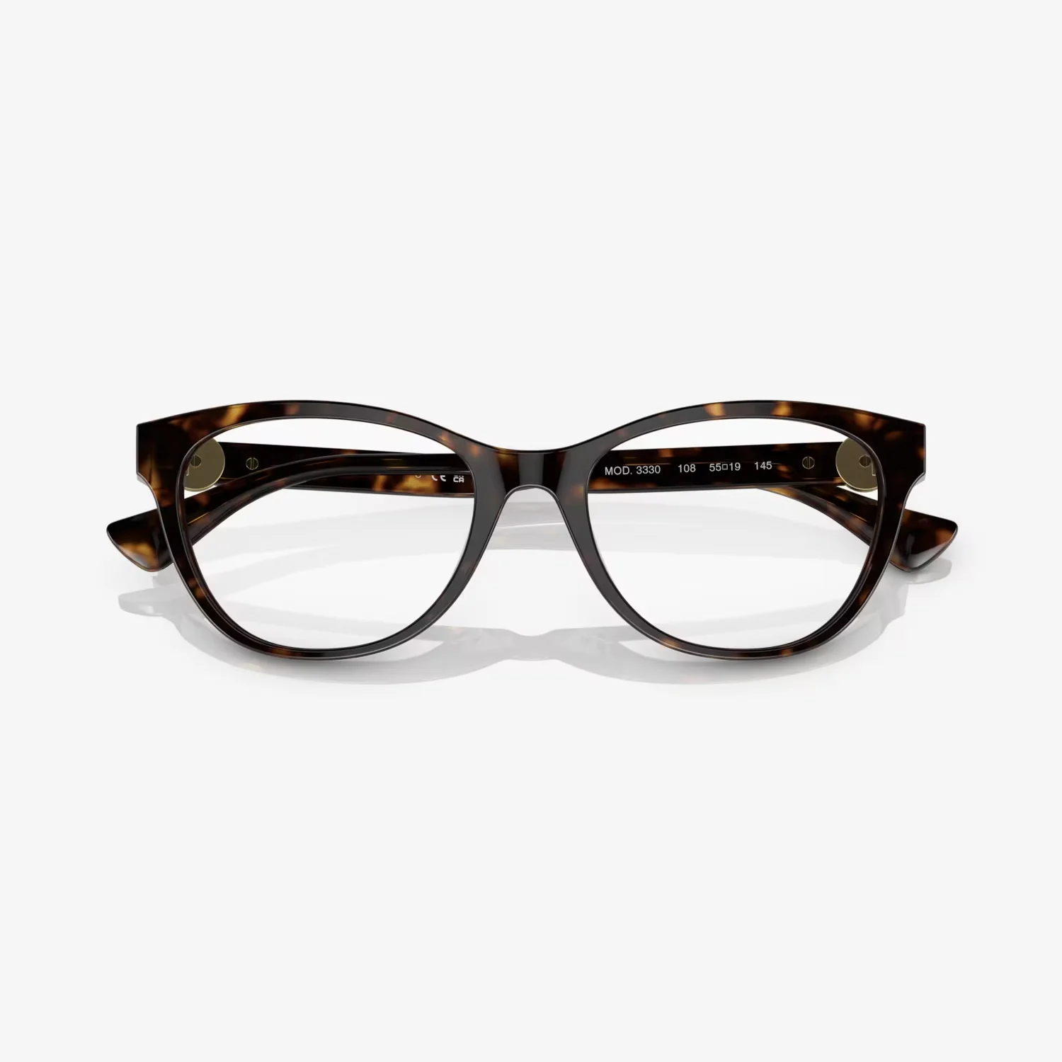 Versace Women's Cat Eye Eyeglasses, Havana - Image 2