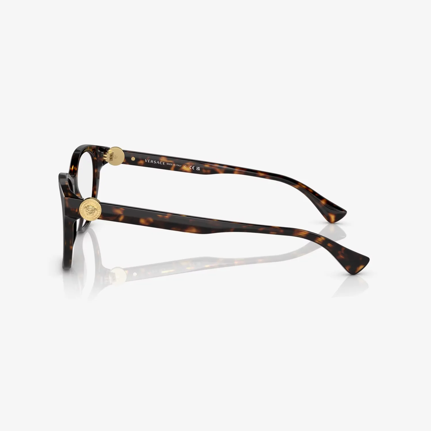 Versace Women's Cat Eye Eyeglasses, Havana - Image 4