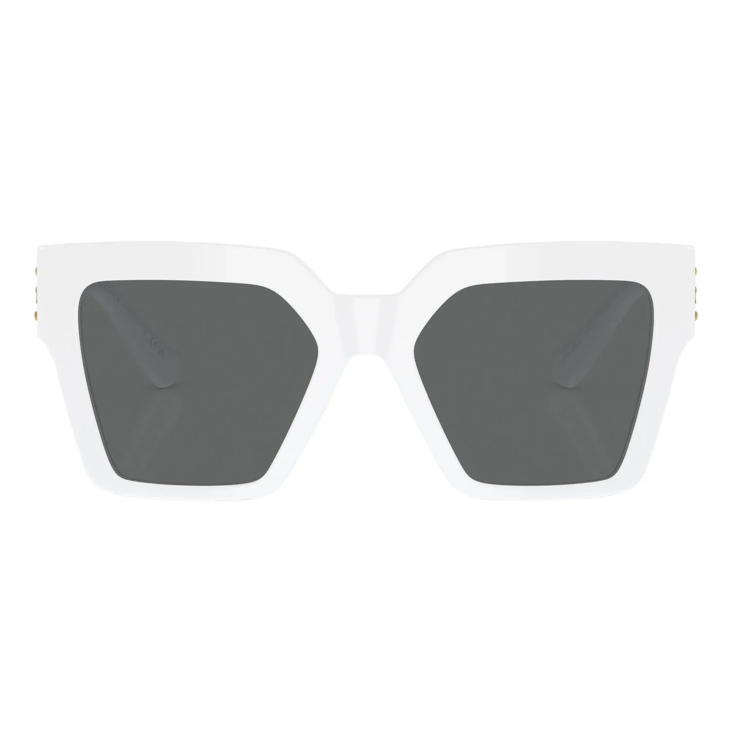 Versace Women's VE4458 Butterfly Solid Color Sunglasses	- White Gold - Image 2