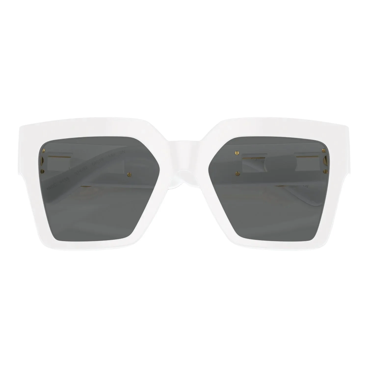 Versace Women's VE4458 Butterfly Solid Color Sunglasses	- White Gold - Image 3