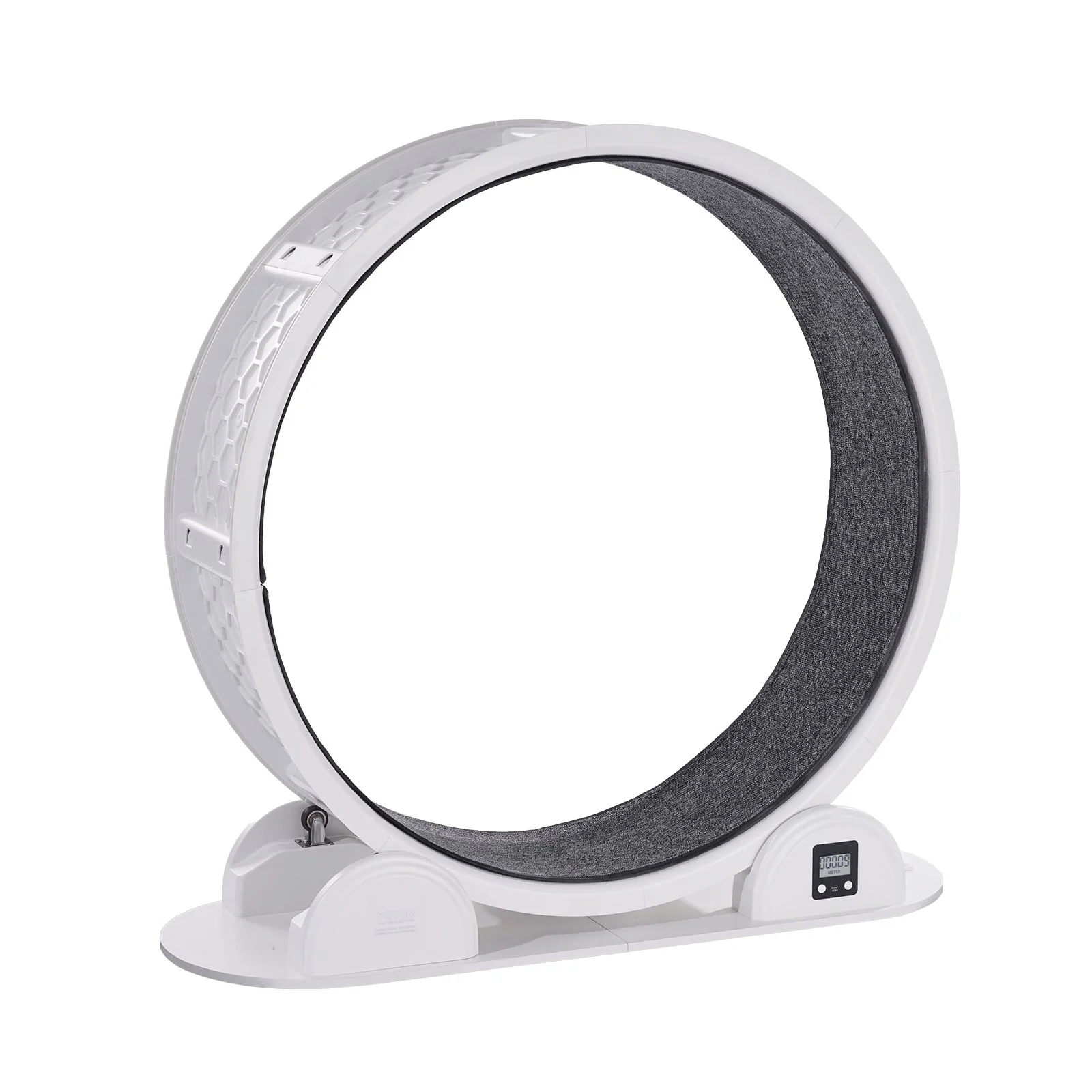 VEVOR Cat Exercise Wheel with Pedometer 40.8" Cat Treadmill for Pet Health White - Image 10