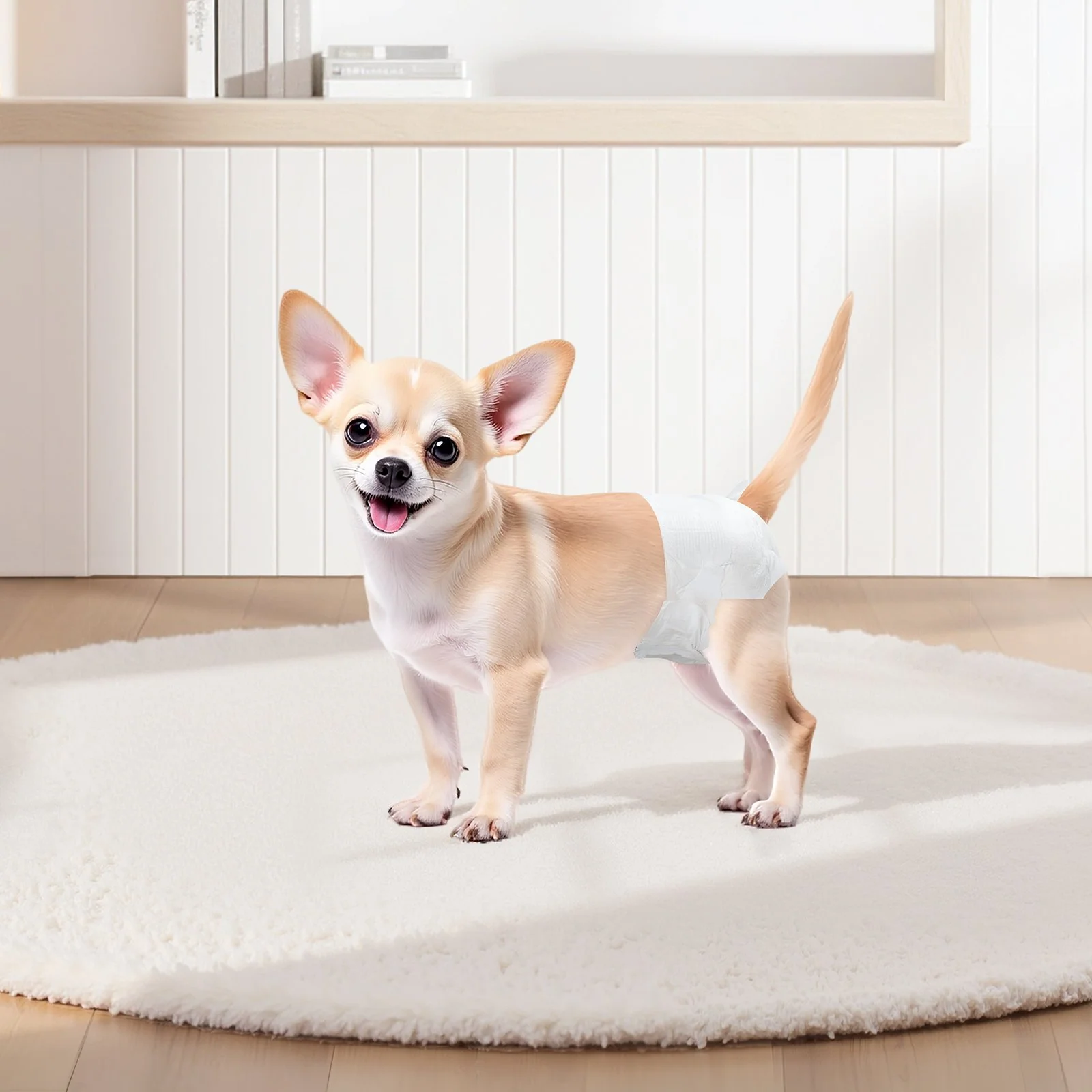 VEVOR Disposable Dog Diapers Super Absorbent Female Dog Diaper XS Size 144 Count - Image 7