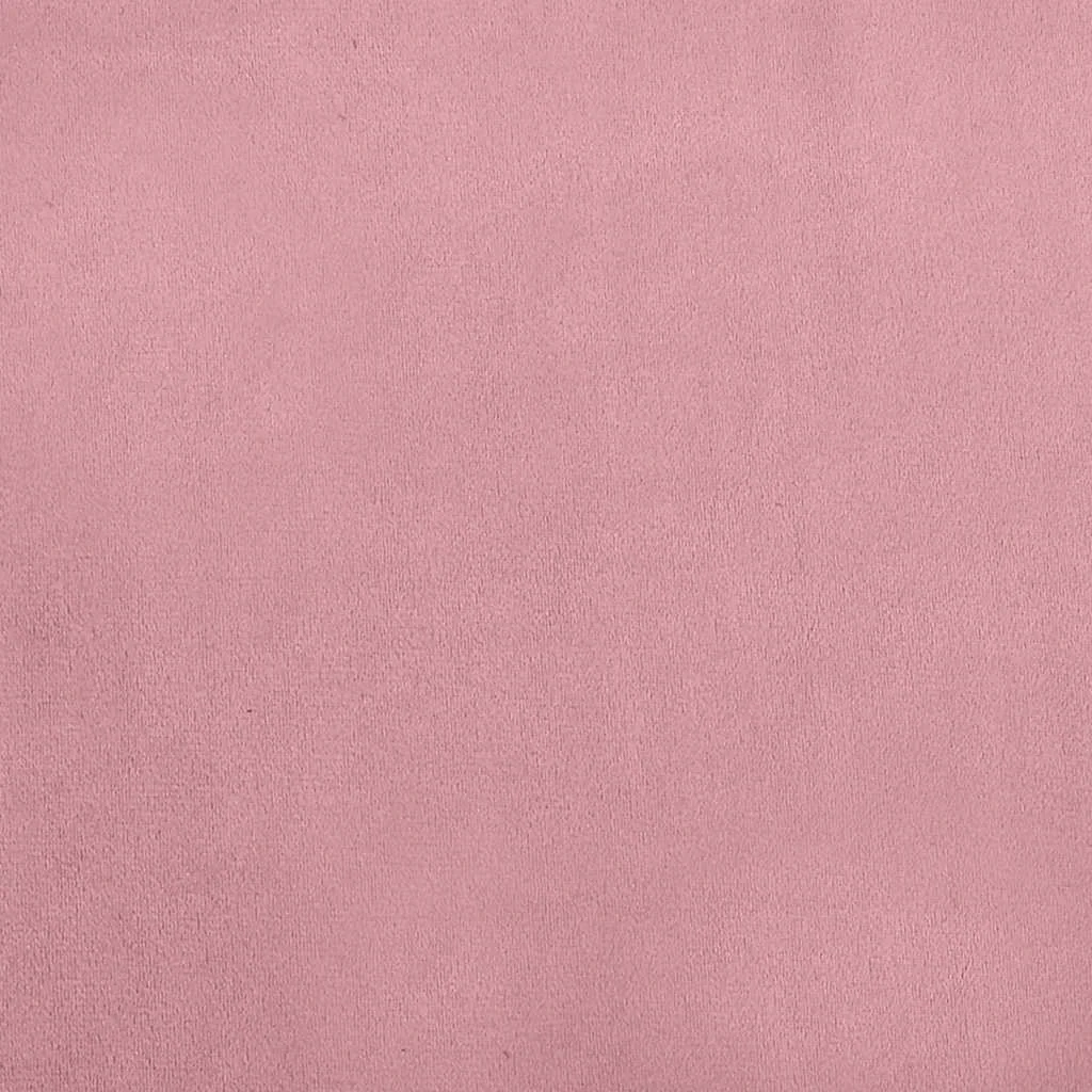 vidaXL Dog Bed Pink 70x45 x 10.4 " Velvet - Image 6
