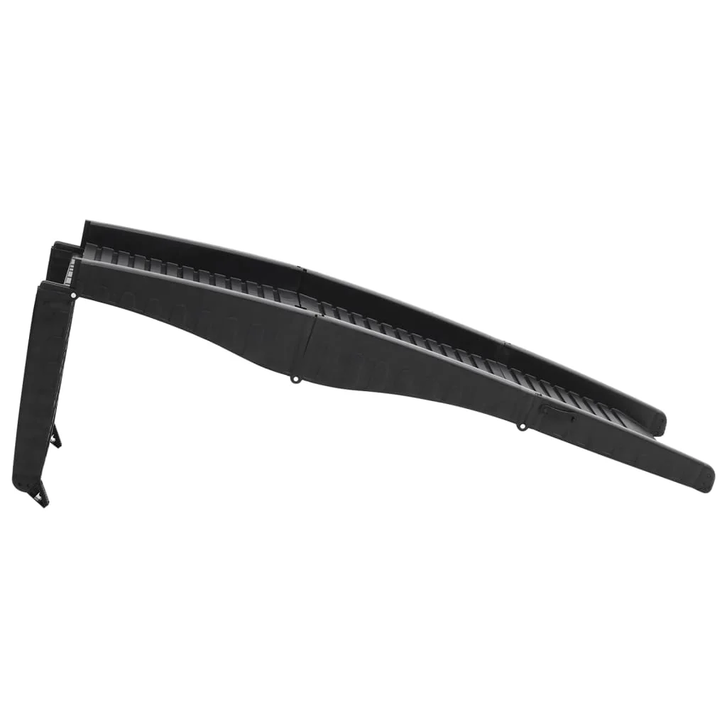 vidaXL Dog Ramp Black Plastic Folding Foldable Dog Ramp Rectangular - Image 6