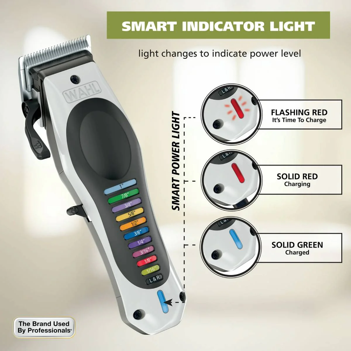Wahl Cordless Color Pro Clipper USB Rechargeable Haircutting Kit - Image 2