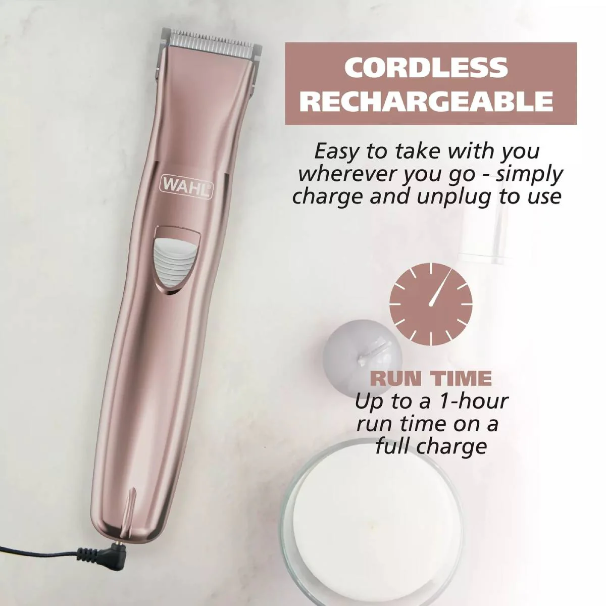 Wahl Pure Confidence 3 in 1 Female Rechargeable Trimmer - Image 6
