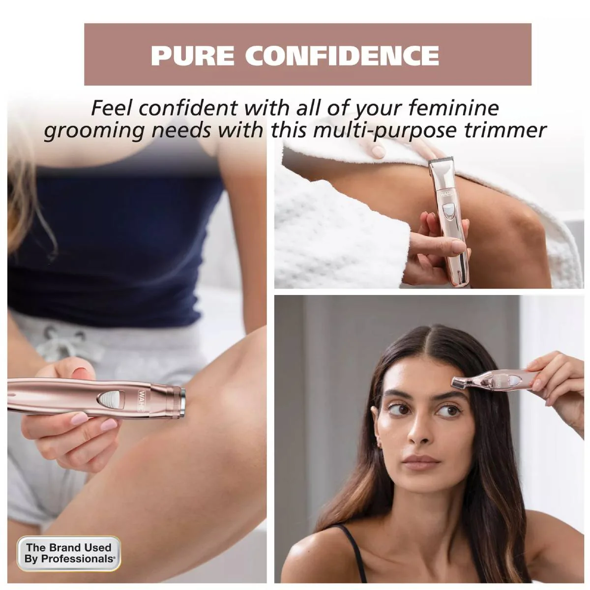 Wahl Pure Confidence 3 in 1 Female Rechargeable Trimmer - Image 9