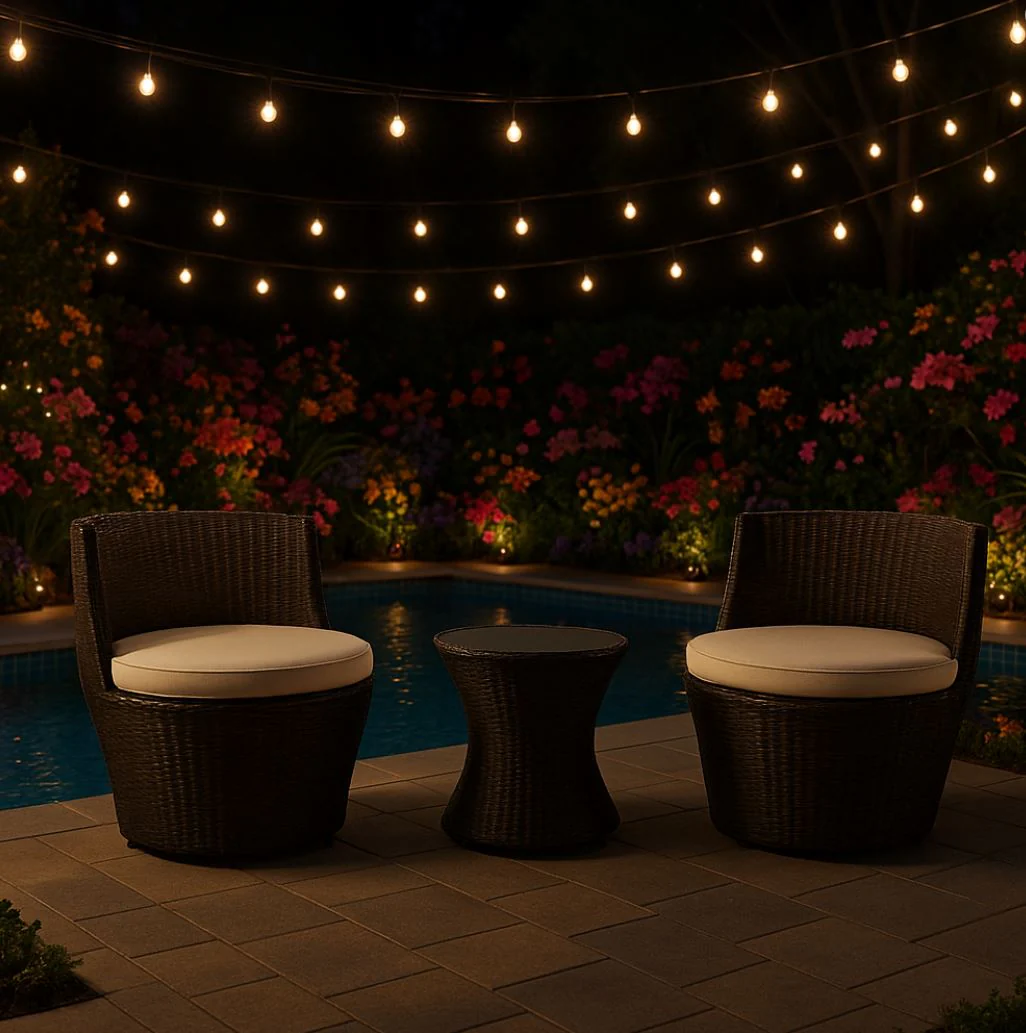 Wicker Patio 3-Piece Set by Best Home - Image 3