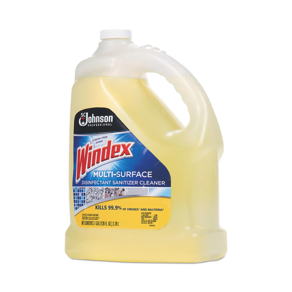 Windex Multi-Surface Disinfectant 128 oz Sanitizer Cleaner - Image 2