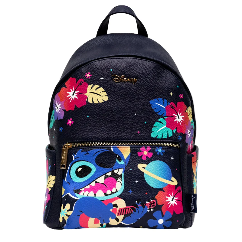 Wondapop Disney 12" Stitch Backpack - Black