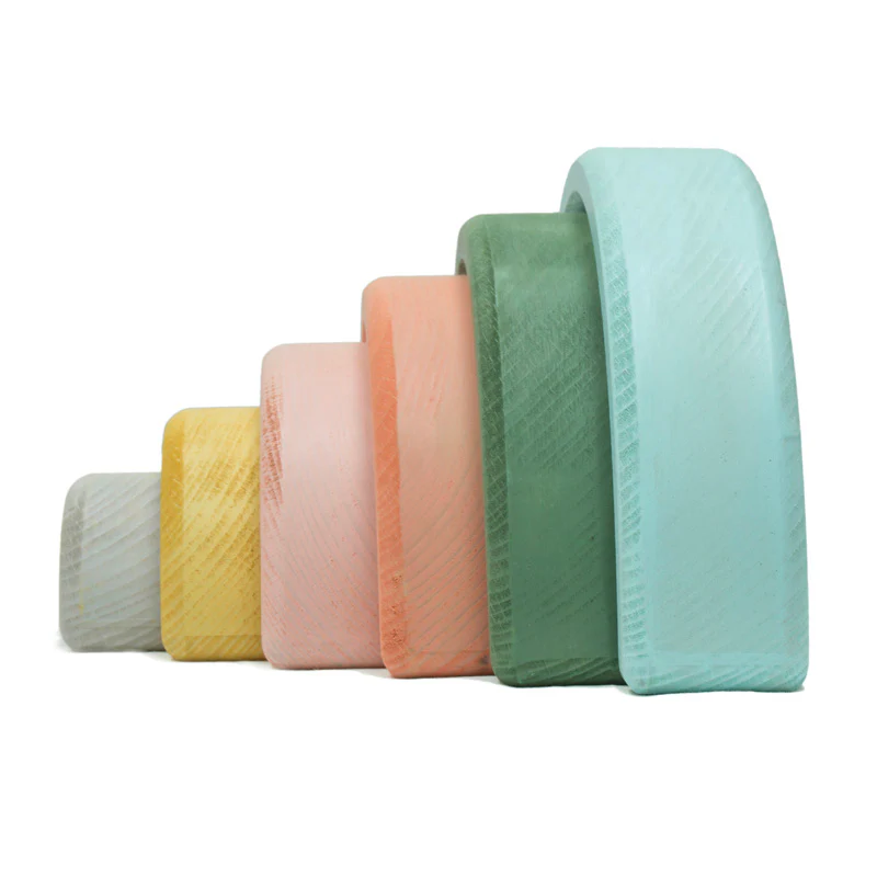 Wonder & Wise Rainbow Nesting Blocks - Image 3