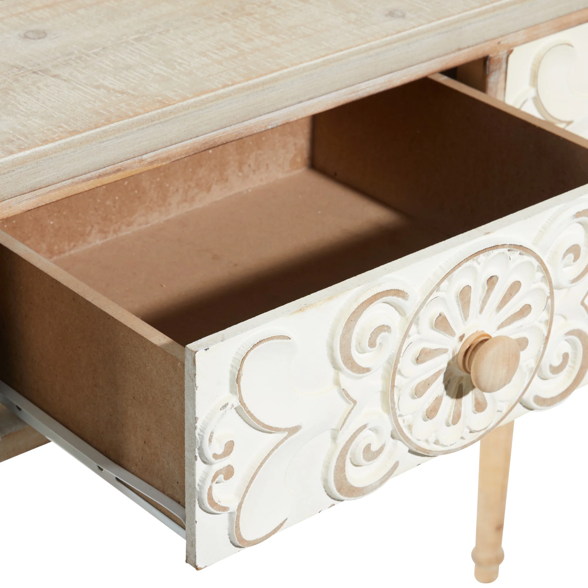 Wood Farmhouse Console Table by UMA Enterprises - Image 5