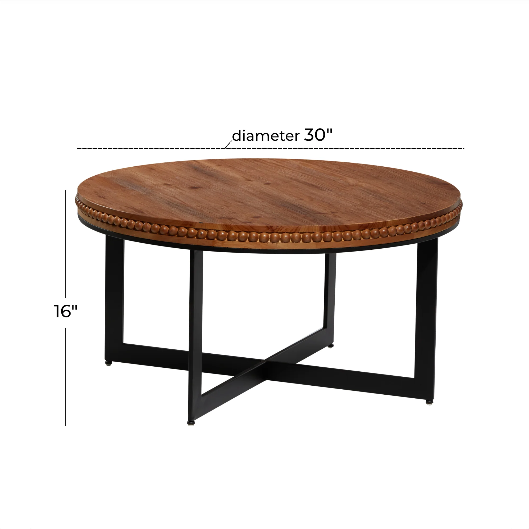 Wood Industrial Coffee Table by UMA Enterprises - Image 5
