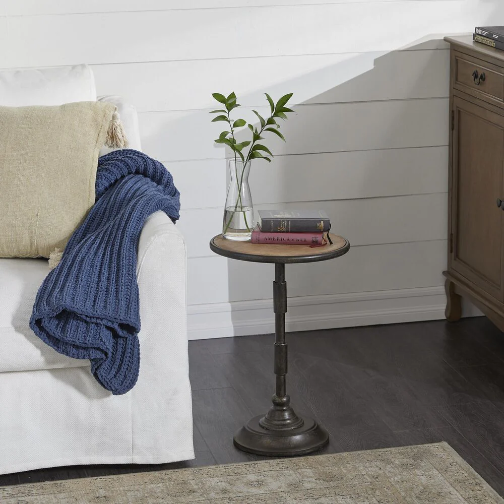 Wood Metal Table - Image 2