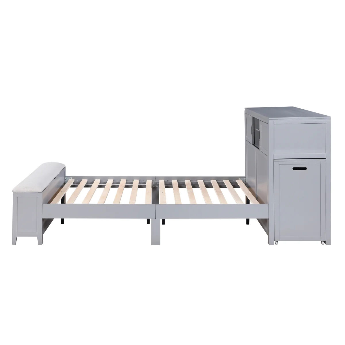 Youth Explorer Full Bookcase Platform Bed with Hidden Desk by Homelegance - Image 10