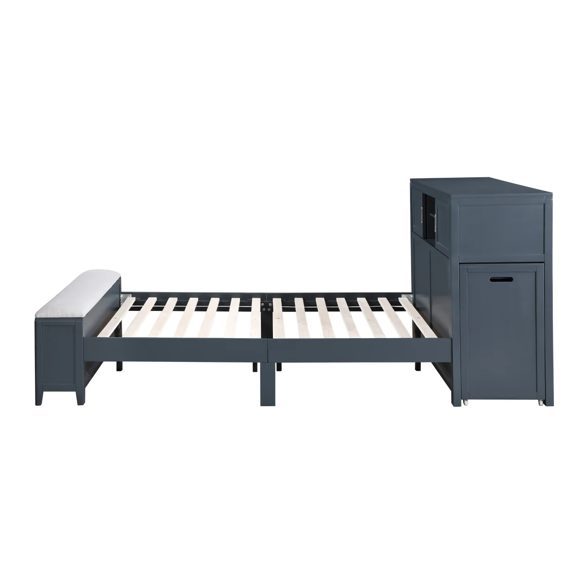 Youth Explorer Full Bookcase Platform Bed with Hidden Desk by Homelegance - Image 5