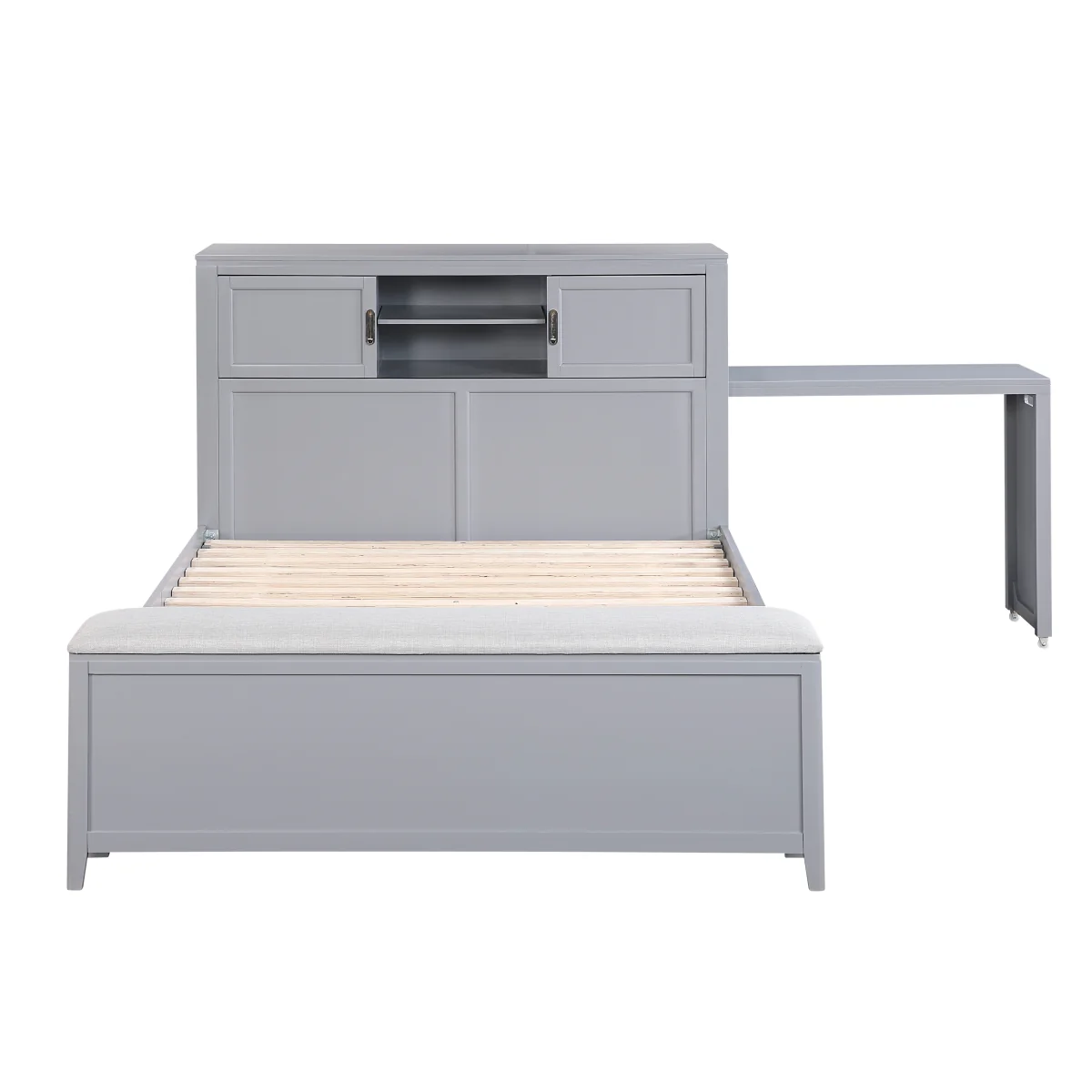 Youth Explorer Full Bookcase Platform Bed with Hidden Desk by Homelegance - Image 9