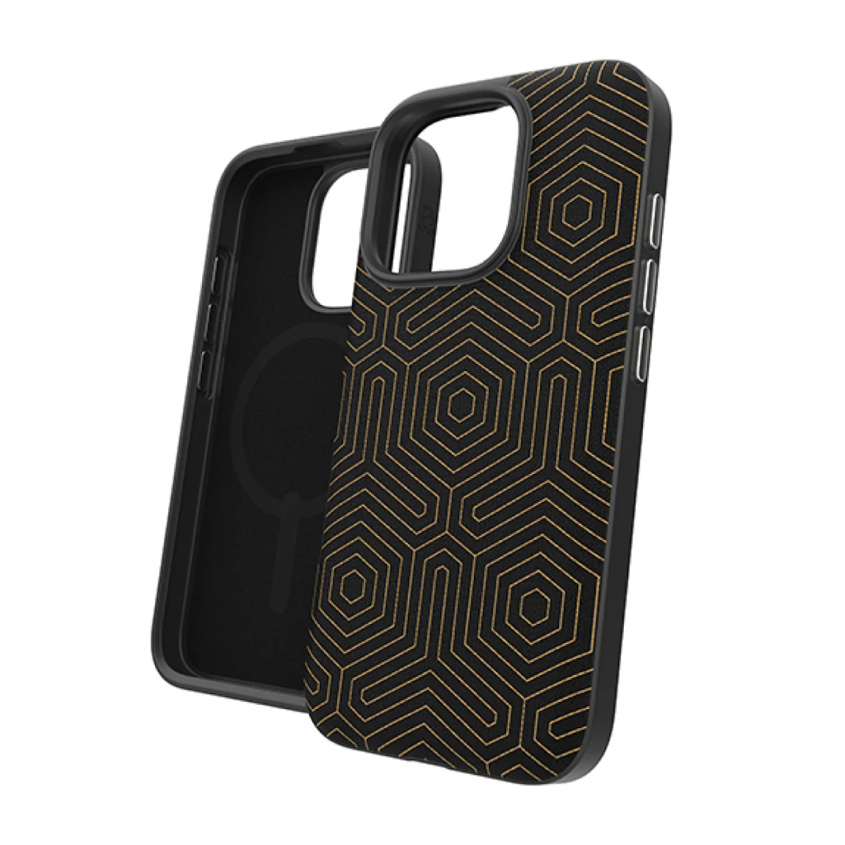 Zagg London Snap Case for Apple iPhone 16 Pro Max - Black Hexagon - Image 3