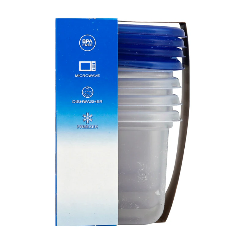 Ziploc 14.4 oz Medium Rectangle Container and Lid (4-Count) - Image 3