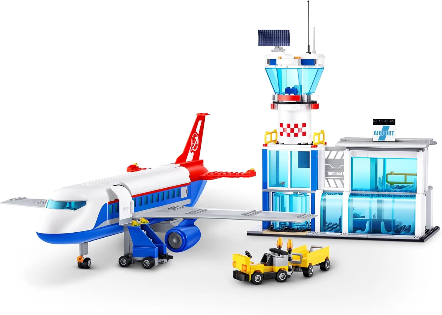 Zuru MAX City US 713 Brick Box Playset Airport - Image 3