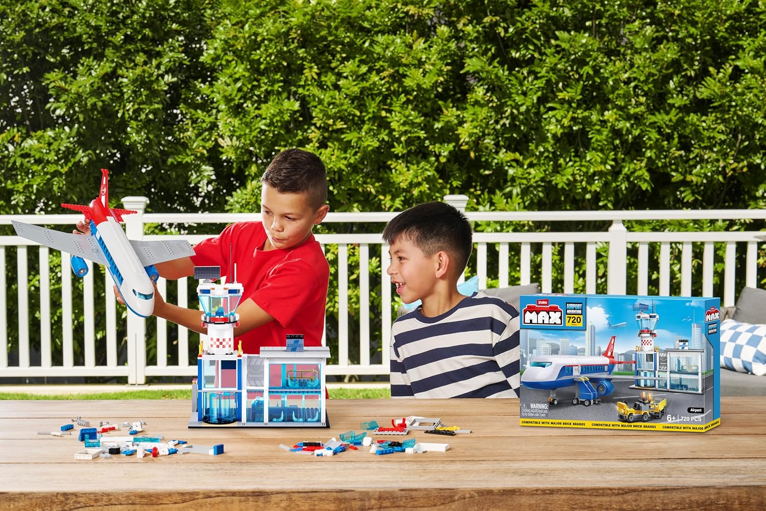 Zuru MAX City US 713 Brick Box Playset Airport - Image 7